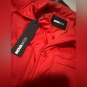 Nova Men Red Puffer Jacket